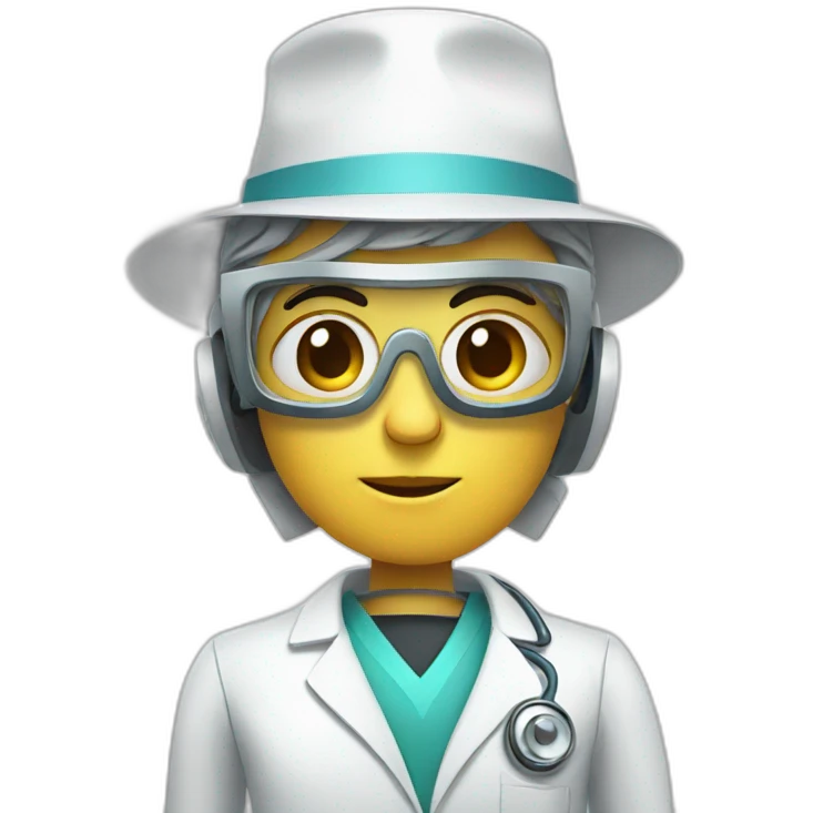 Doctor robot emoji