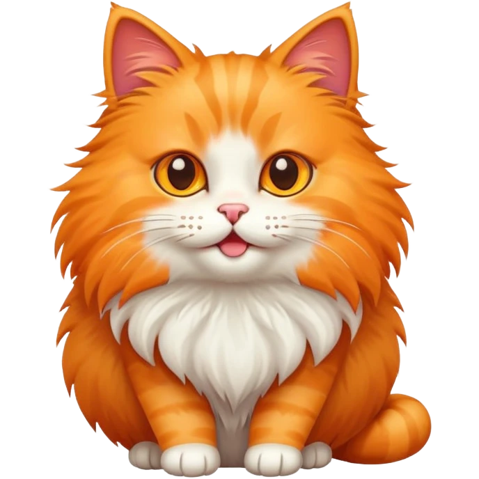 Cat with emoji