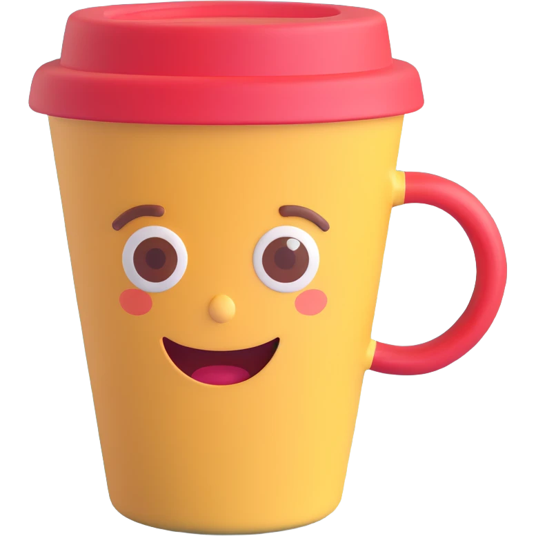 A coffee cup emoji