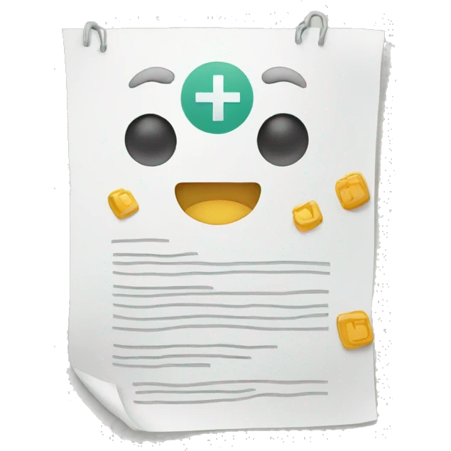 medical document emoji