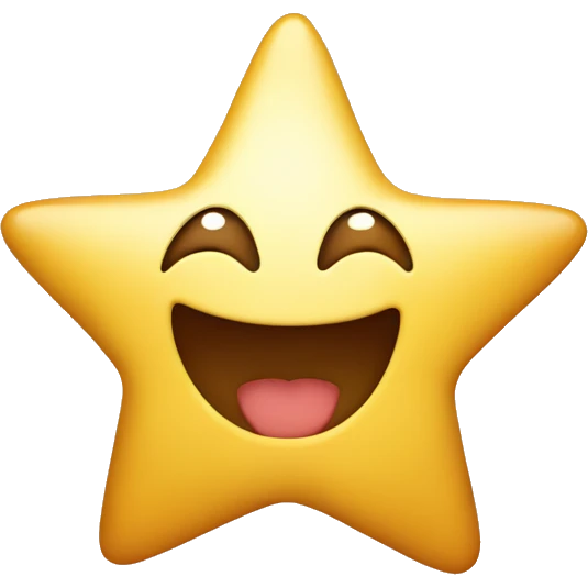 happy star emoji