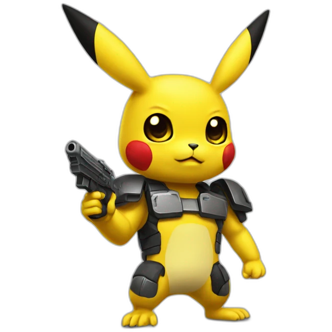 Picachu Terminator emoji