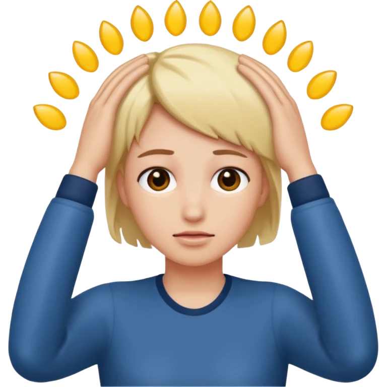 manos a la cabeza emoji
