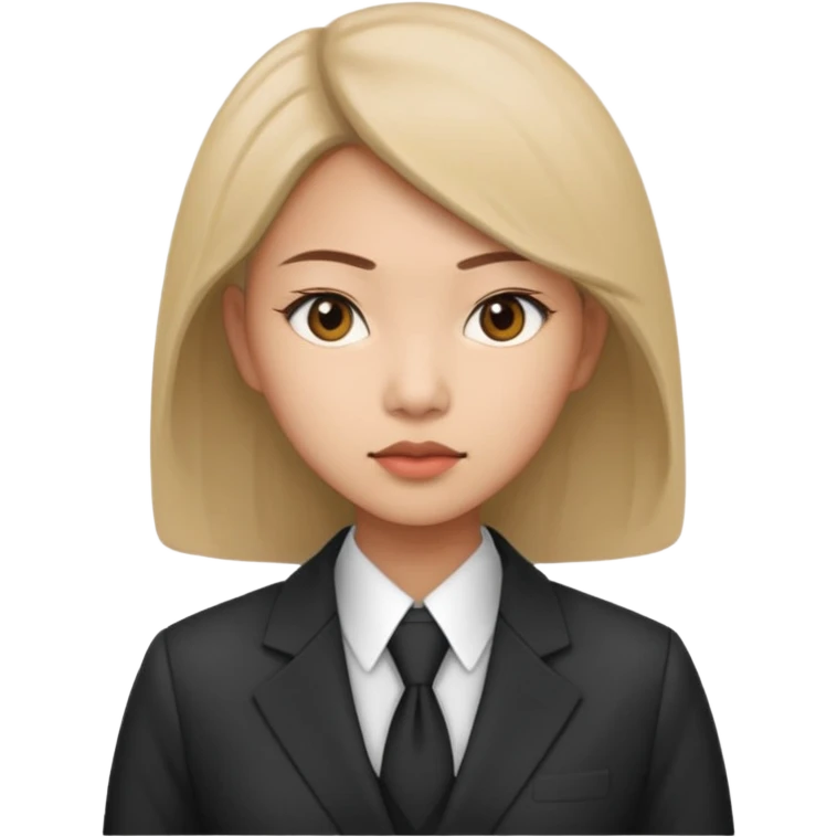 female asian quant trader emoji