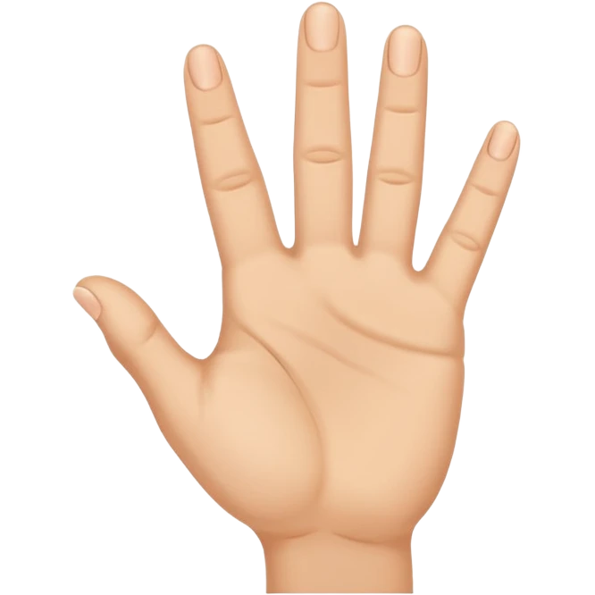 an Italian gesture, but the fingers do not touch each other, and all the fingers stretch towards the thumb emoji