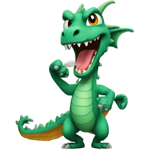 dragon rapping emoji