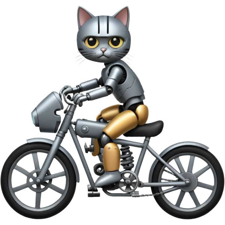 TERMINATOR CAT BIKE emoji