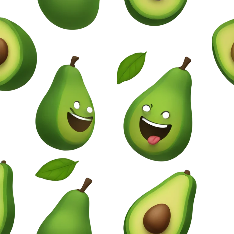 Avocado dancing emoji