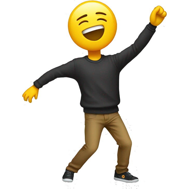person doing the dab emoji