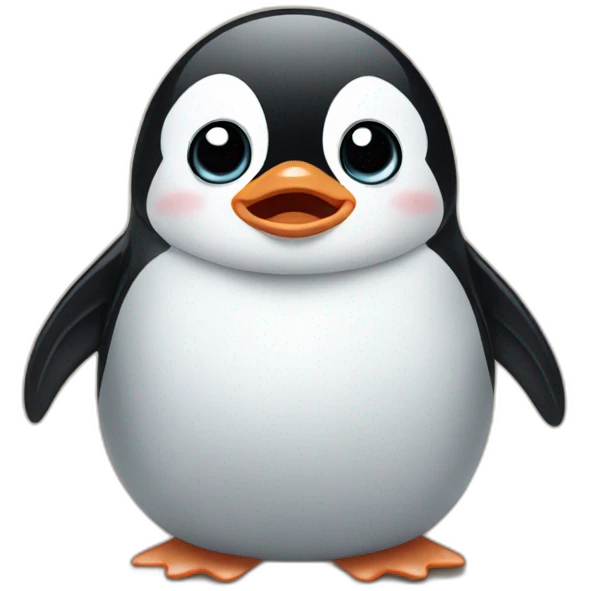 Crying baby penguin emoji