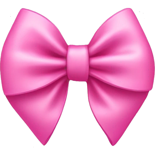 Hello kitty pink bow emoji