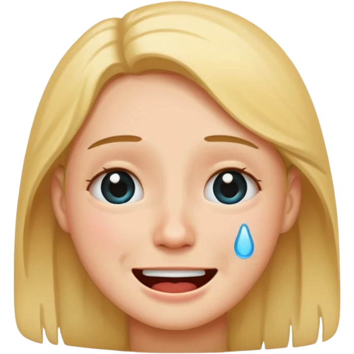 crying smile cute emoji