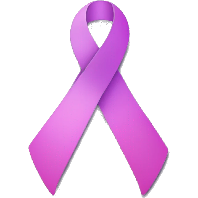 Thyroid Awareness ribbon  emoji
