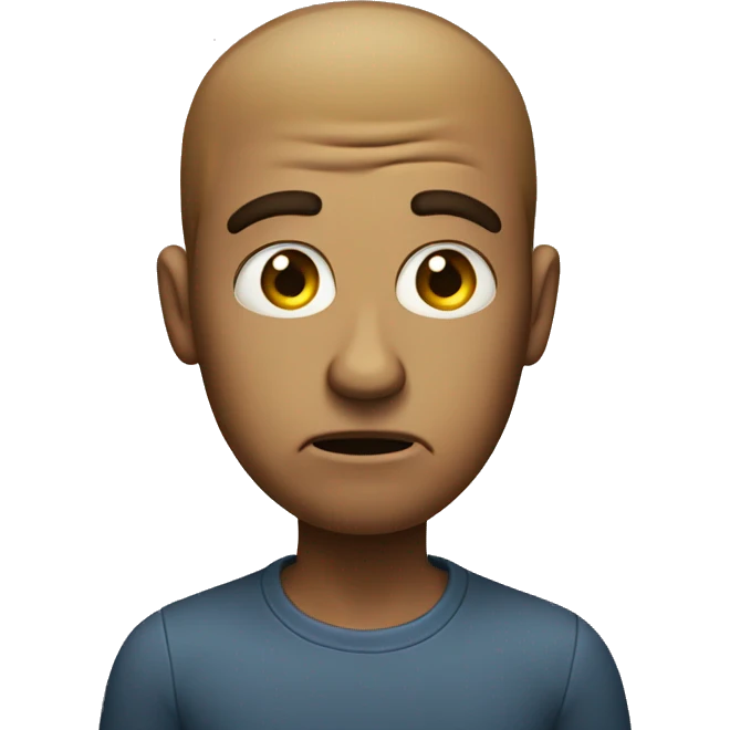 Skeptical face with rolling eyes emoji