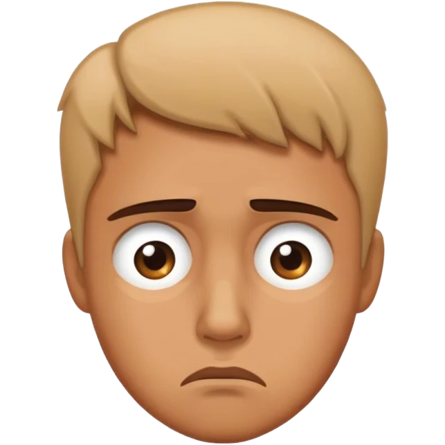 Tired and annoyed emoji