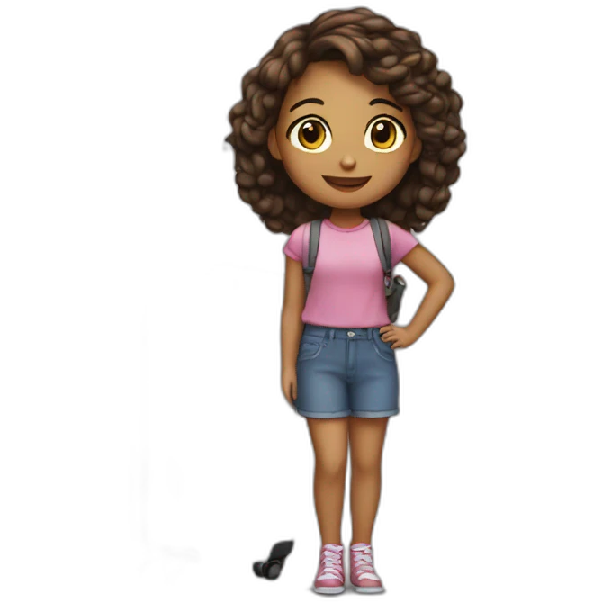girl luggage emoji