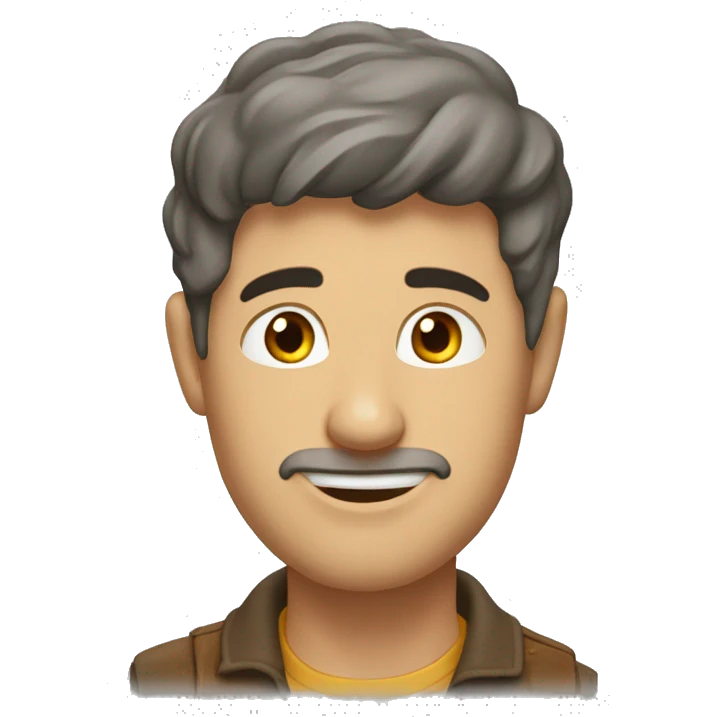 Каричневый пудель  emoji