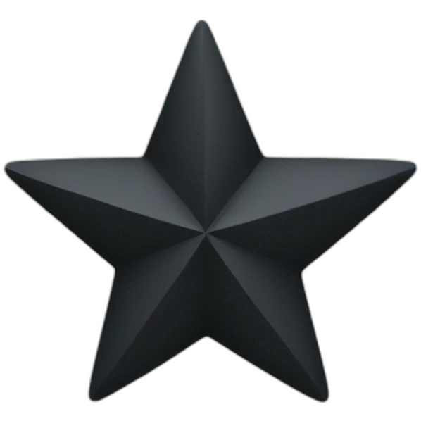 Black Star emoji
