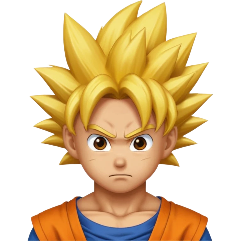 Goku super Sayayín emoji