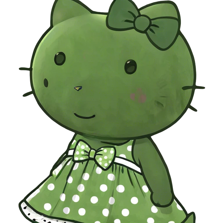 Hello kitty laughing emoji