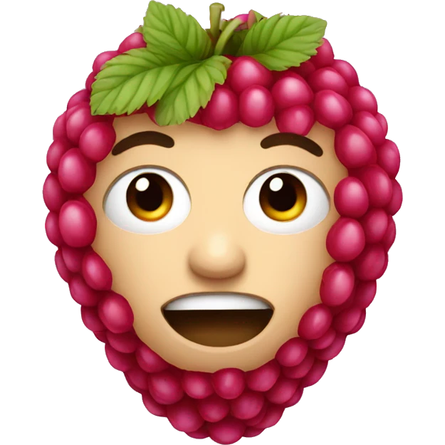 Raspberry emoji