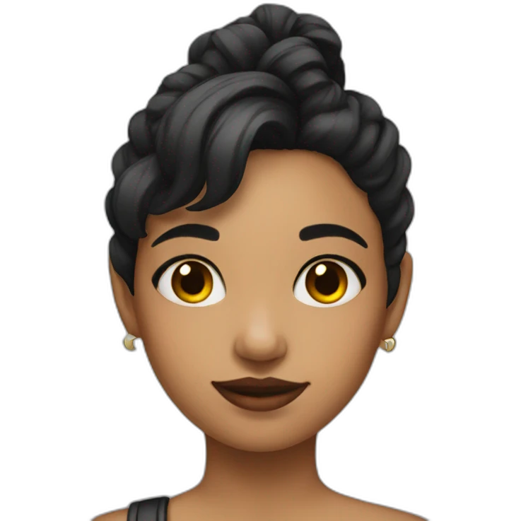 girl with tattoo on shoulder emoji