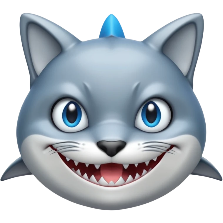 shark x cat emoji