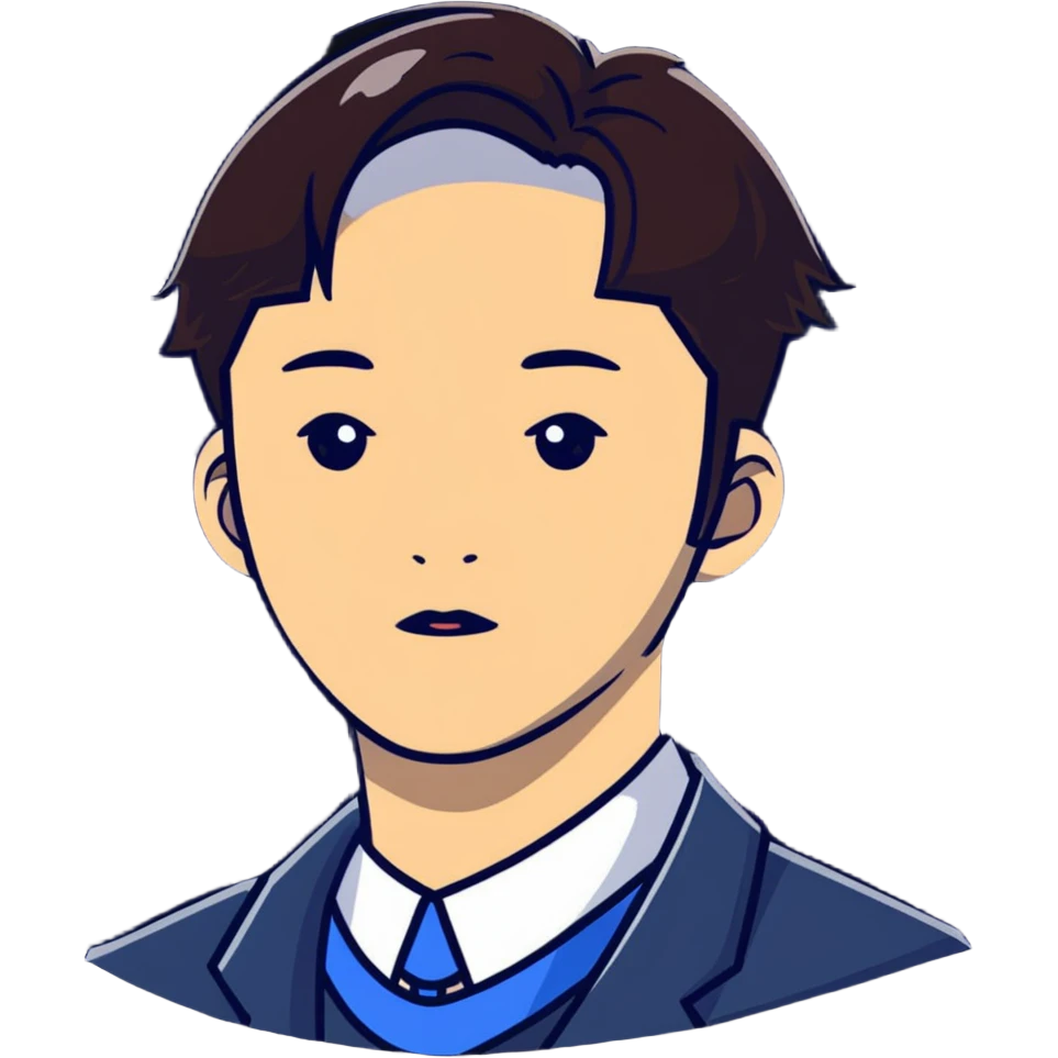 portrait of Lee Jun Seok, opposition leader emoji
