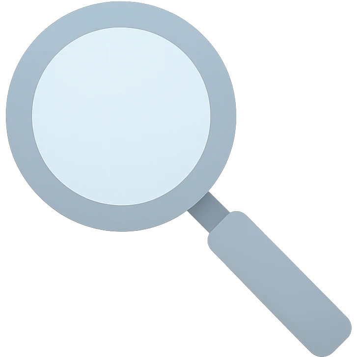 magnifying glass emoji