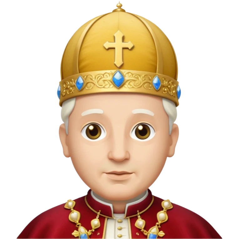 pope royal hat emoji