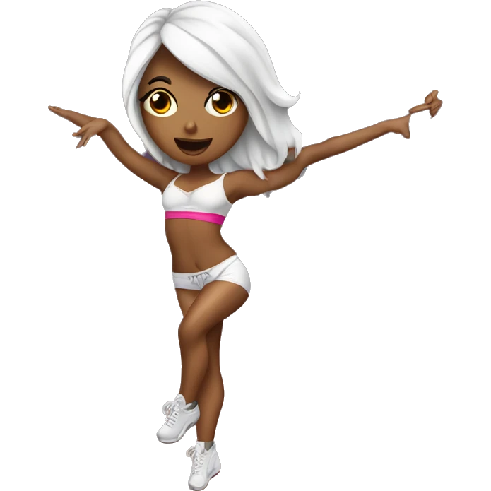 pole sport dance girl emoji