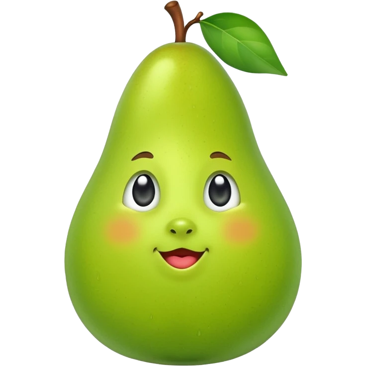 Heulende birne emoji