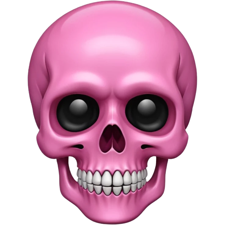 pink skull emoji
