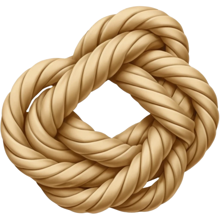 elegant knot with flowing rope lines emoji