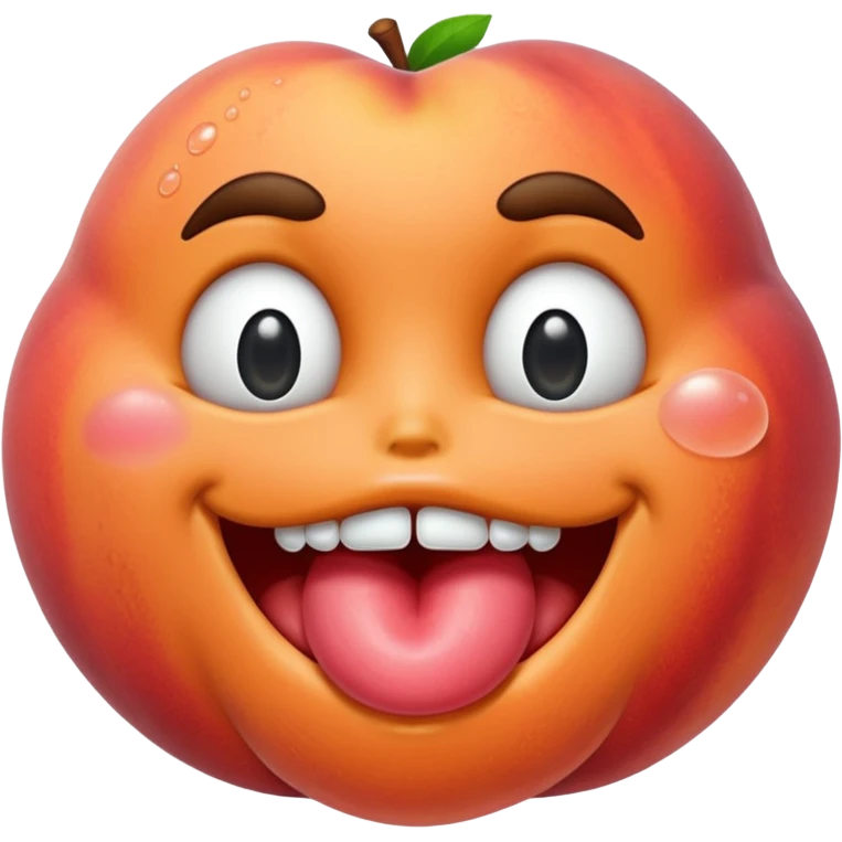 A mouth with a peach bubble saying “dollas nibba” emoji