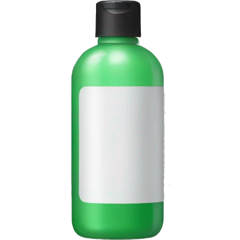 hair gel in faceless bottle emoji
