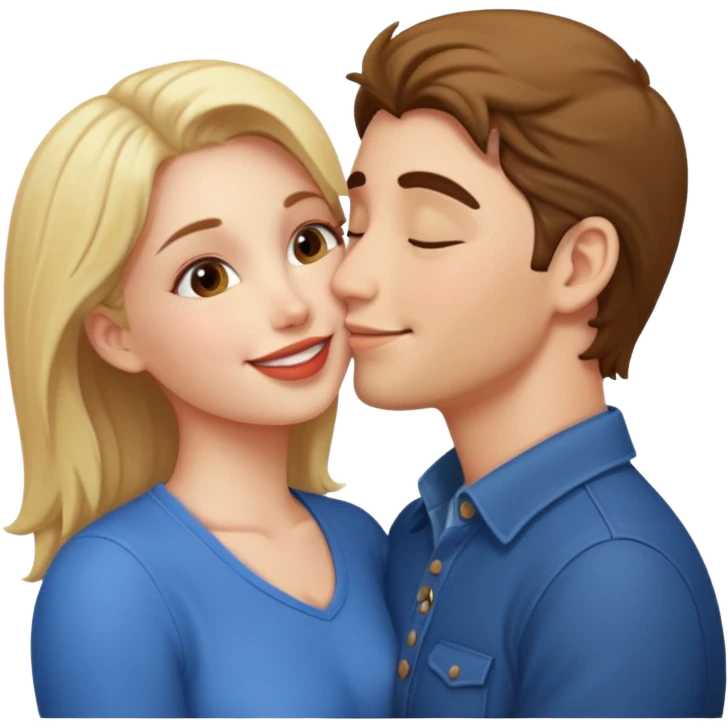 Kissing couple  emoji