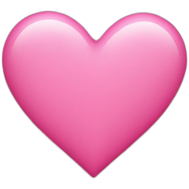 Pink heart emoji