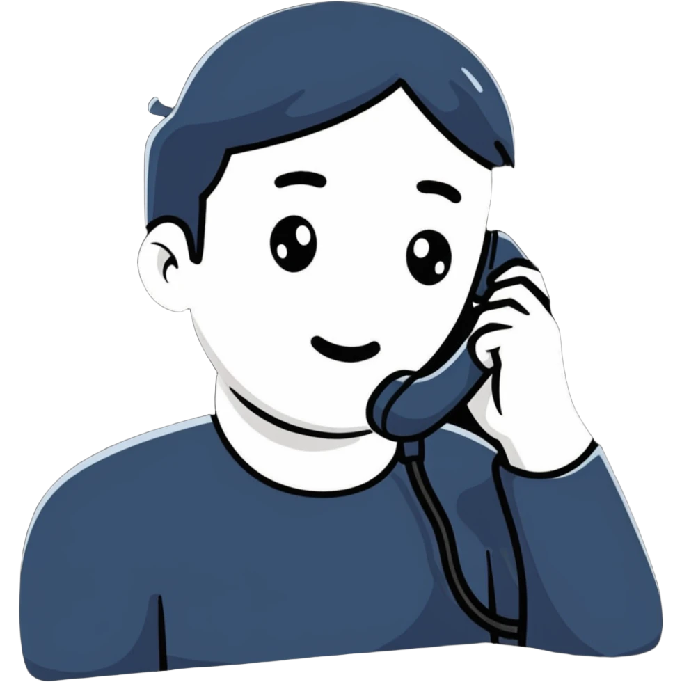 person talking on a phone call emoji