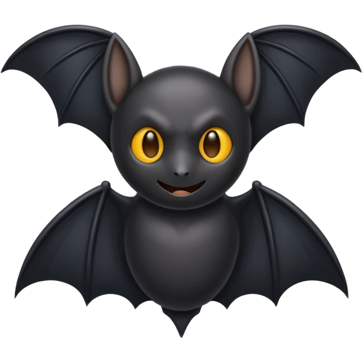 Black bat emoji