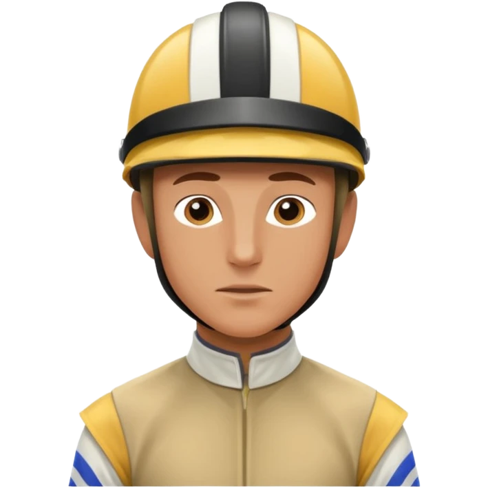 horse jockey male face emoji