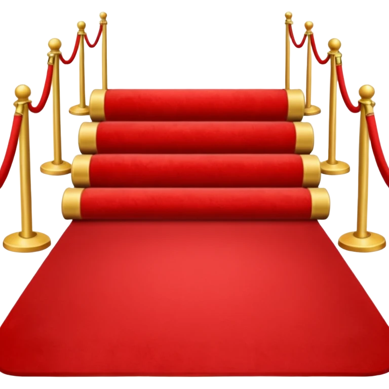 Red carpet emoji