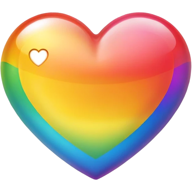 Heart lgbt emoji