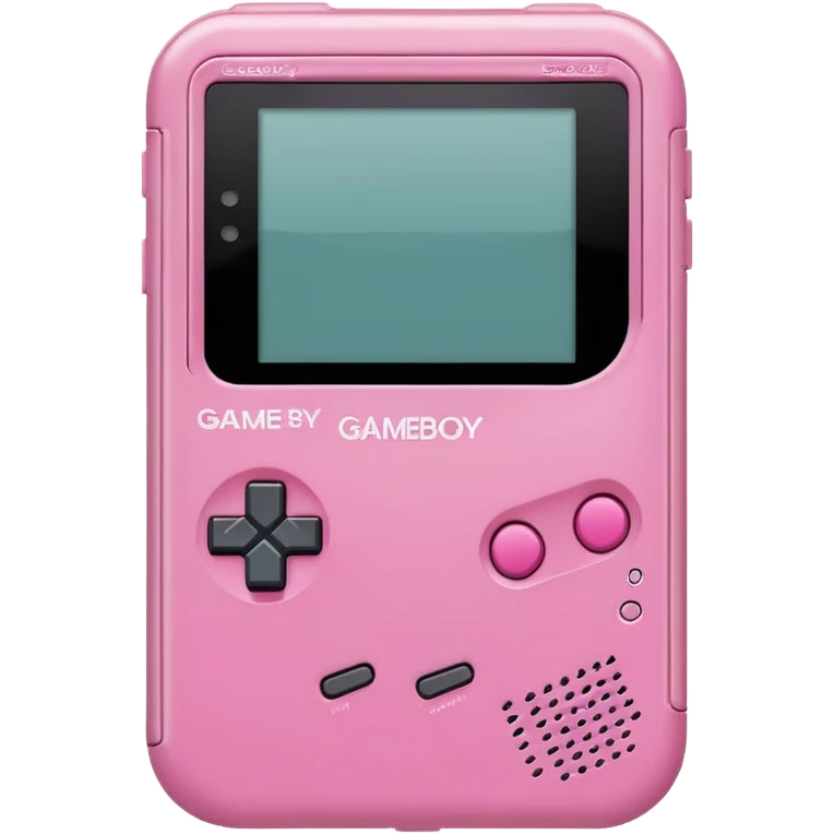 pink gameboy emoji