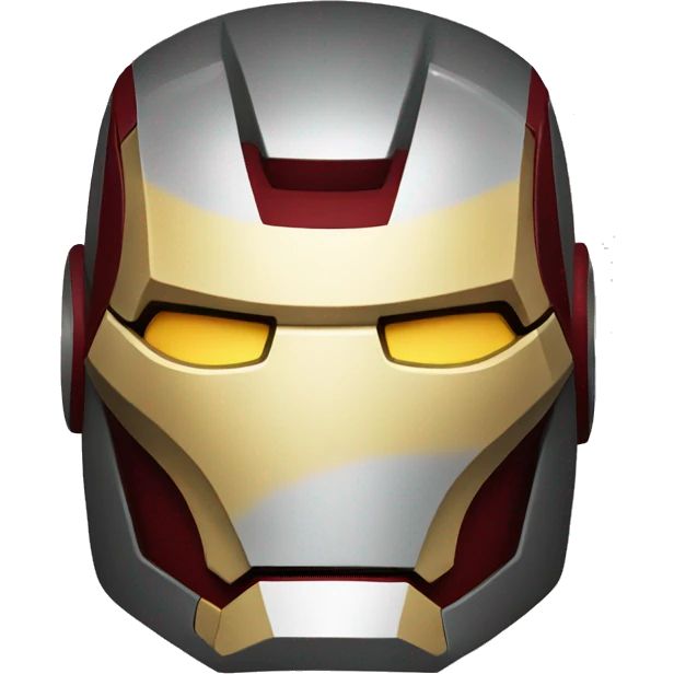 Iron man mask emoji
