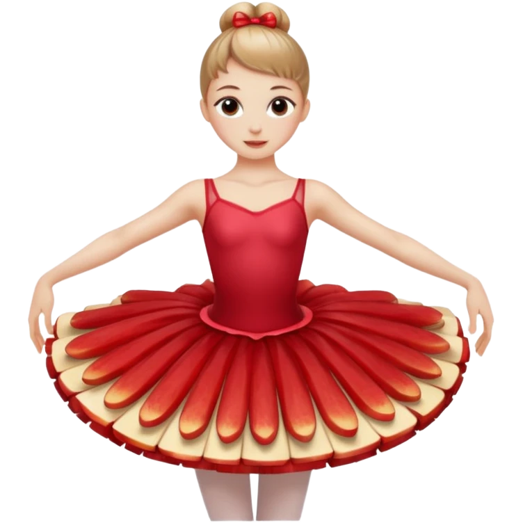 Make apple type ballerina emojis  emoji