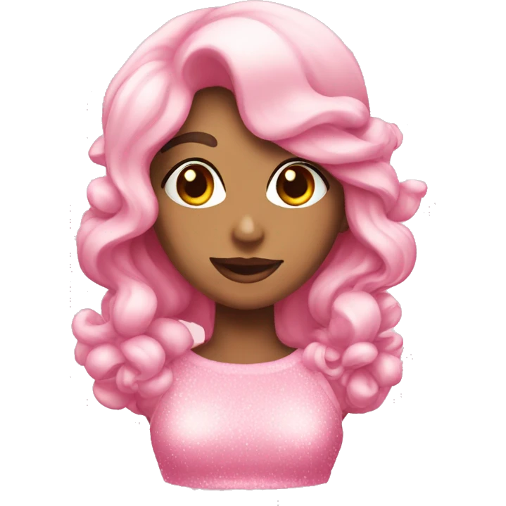 Girly pink Christmas  emoji