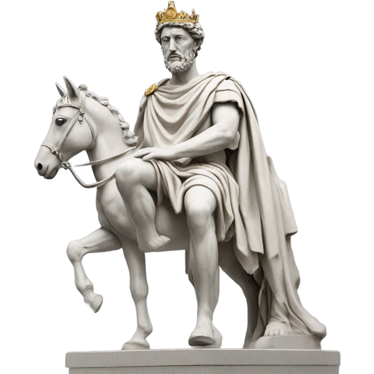 statue of Marcus Aurelius emoji
