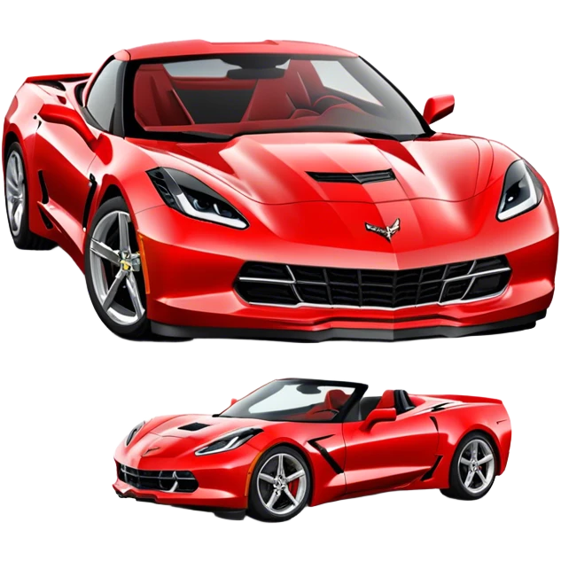 Chevrolet Corvette - Chevrolet (Model Year: 2022) (Iconic colour: Red) emoji