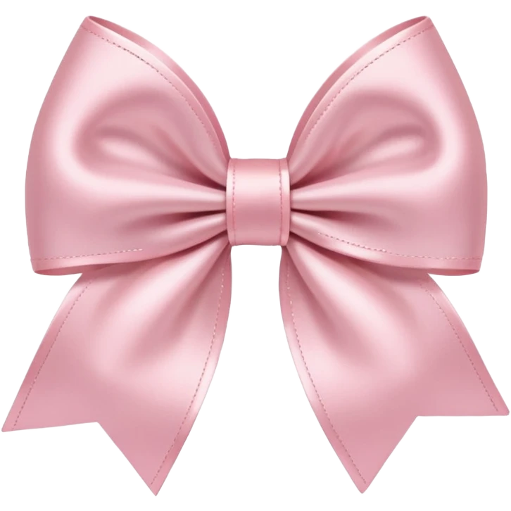 Cute light pink bow  emoji